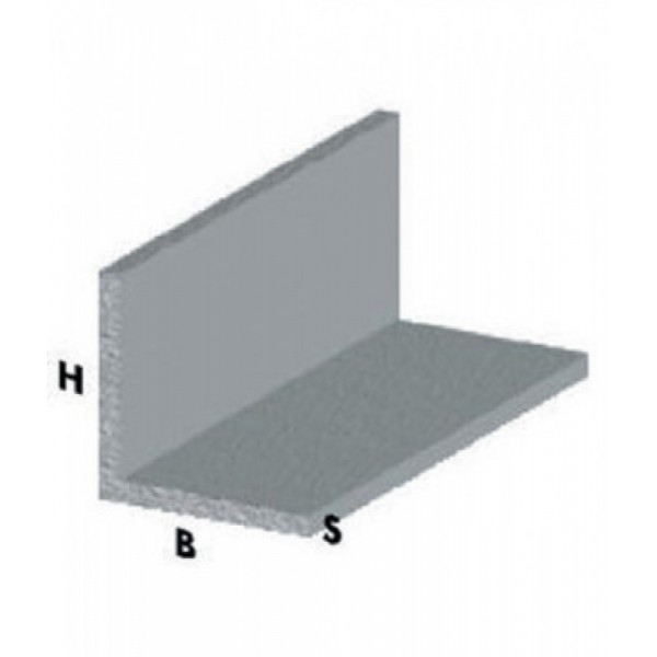 PROFILO ARGENTO H.200 CM ANGOLARE 15X15X1 MM*