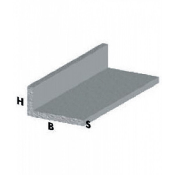 PROFILO CROMO H.200 CM ELLE 15X10X1 MM