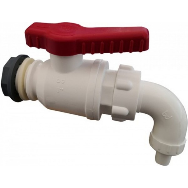 RUBINETTO A SFERA IN PP 3/4 X 25 X CISTERNA BUCCHI