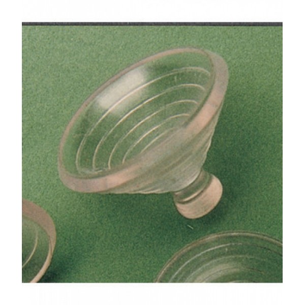 SC VENTOSA CON SFERA 25 MM TRASPARENTE 10 PZ