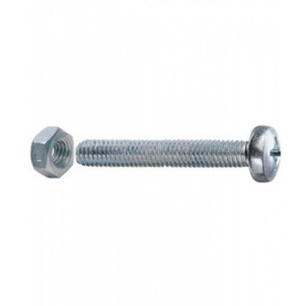 SC VITI A METALLO T.C. 6X20 C/DADI PZ.20*