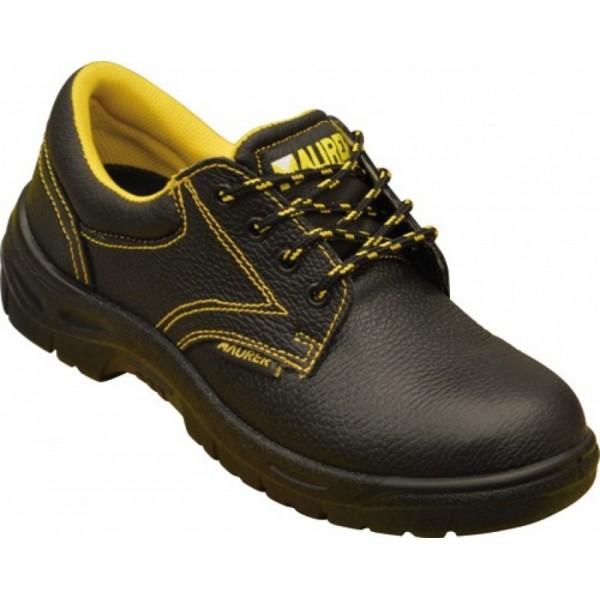 SCARPE BASSE NERA PELLE 39 MAURER S3