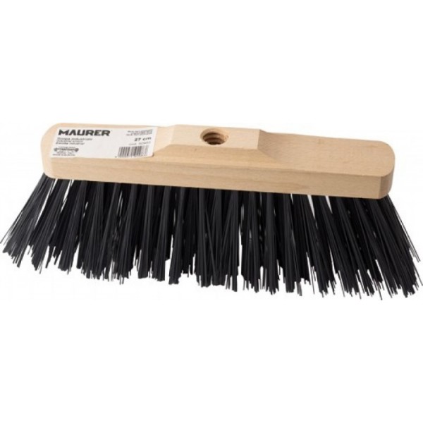 SCOPA INDUSTRIALE SUPPORTO LEGNO 27CM MAURER
