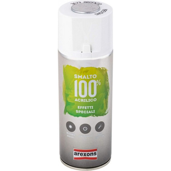 Smalto acrilico Metallizzante e argento 400 ml