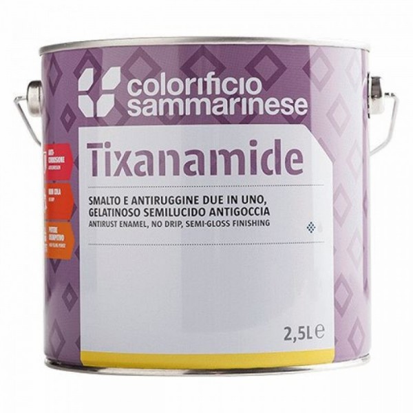 SMALTO ANTIRUGGINE TIXANAMIDE LT. 0,750 GRIGIO PERLA