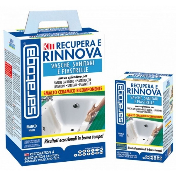 Smalto kit di recupero e rinnova vasche