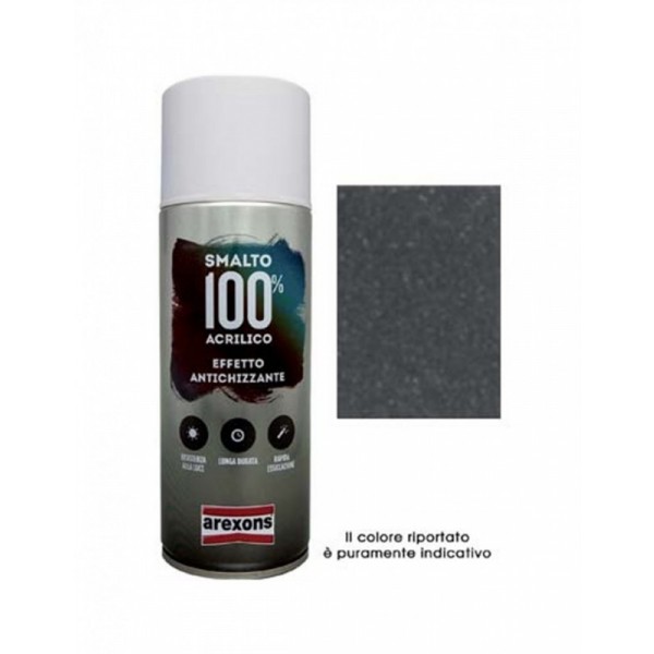 SMALTO SPRAY 100% ACRILICO ANTICHIZZANTE AREXONS - GRAFITE