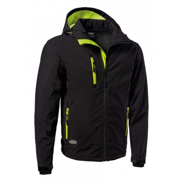 SOFT-SHELL NERO C/CAPPUCCIO STACCABILE 