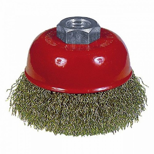 SPAZZOLA A TAZZA PER SMERIGLIATRICE D. MM 150