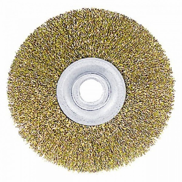 SPAZZOLA CIRCOLARE PER MOLA D. MM 120 - FORO MM 16 - BLISTER