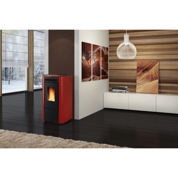 STUFA PELLET KW 7 KETTY EVO 2.0 BORDEAUX