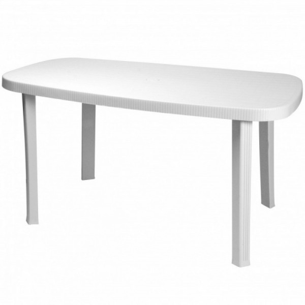 TAVOLO GARDEN OTELLO CM.136x82x72h BIANCO