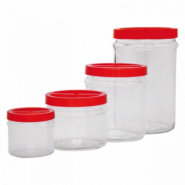 VASO IN VETRO PER ALIMENTI ORTES KG. 2,5
